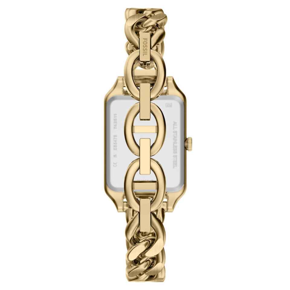 Fossil FES5478 Quartz Çelik Altın Rengi 23 mm Kadın Kol Saati