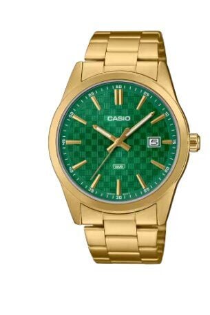 Casio MTP-VD03G-3AUDF Quartz Çelik Altın Rengi Yeşil Kadran 41 mm Erkek Kol Saati