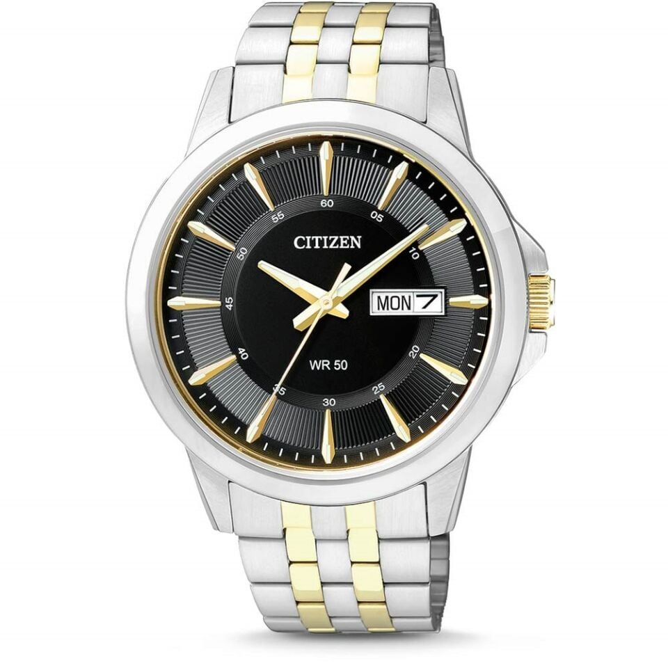 Citizen BF2018-52EE Quartz Çelik Gri Siyah Kadran 41 mm Erkek Kol Saati