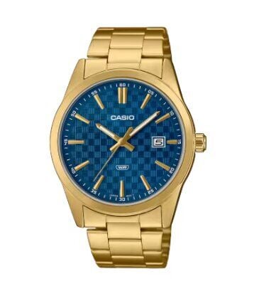 Casio MTP-VD03G-2AUDF Quart Çelik Altın Rengi Lacivert Kadran 41 mm Erkek Kol Saati