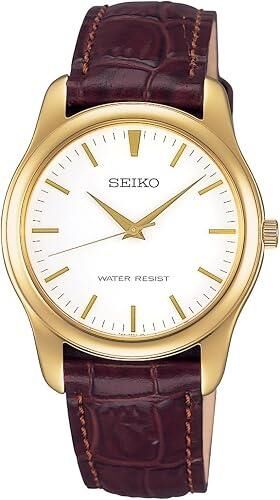 Seiko SCXP032 Quartz Deri Kahverengi 35 mm Erkek Kol Saati