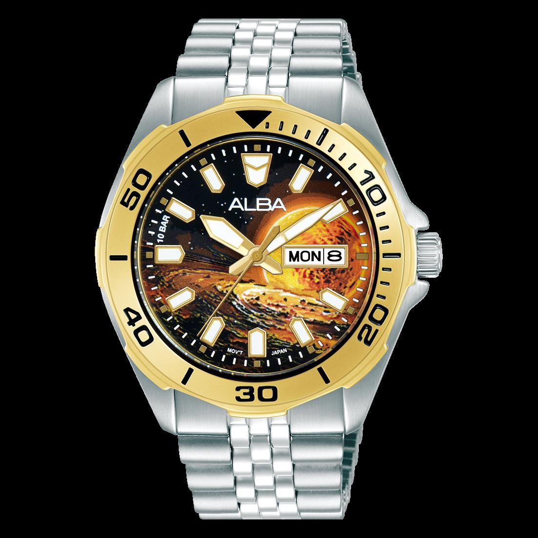 Alba AV3590X2 Quartz Çelik Gri 10 ATM 42 mm Erkek Kol Saati