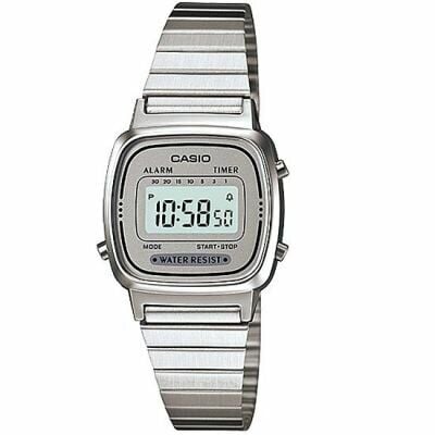 Casio LA670WA-7DF Retro Quartz Çelik Gri 25 mm Kadın Kol Saati