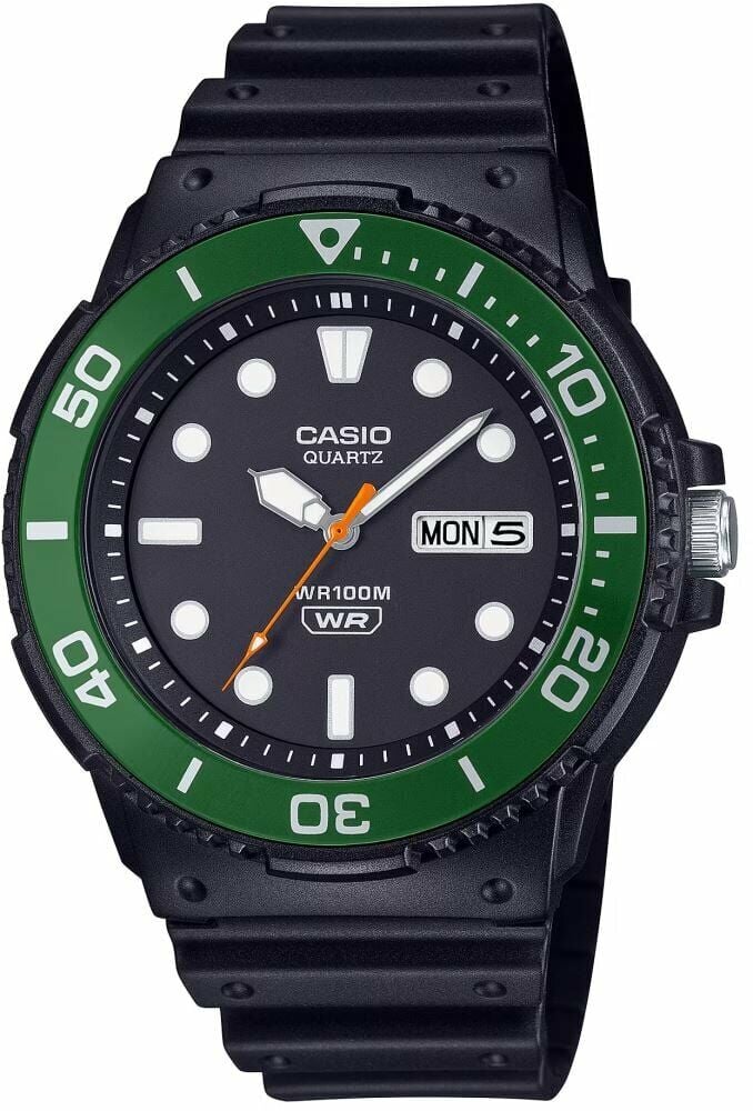 Casio MRW-230H-1E3VDF Quartz Silikon Siyah 10 ATM 45 mm Erkek Kol Saati