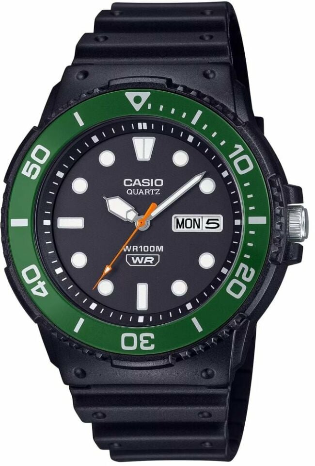 Casio MRW-230H-1E3VDF Quartz Silikon Siyah 10 ATM 45 mm Erkek Kol Saati
