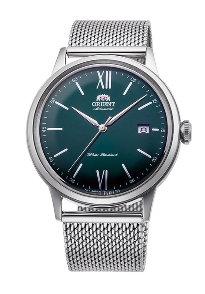 Orient RA-AC0018E10B Bambino KurOtomatik Hasır Gri Yeşil Kadran 41 mm Erkek Kol Saati