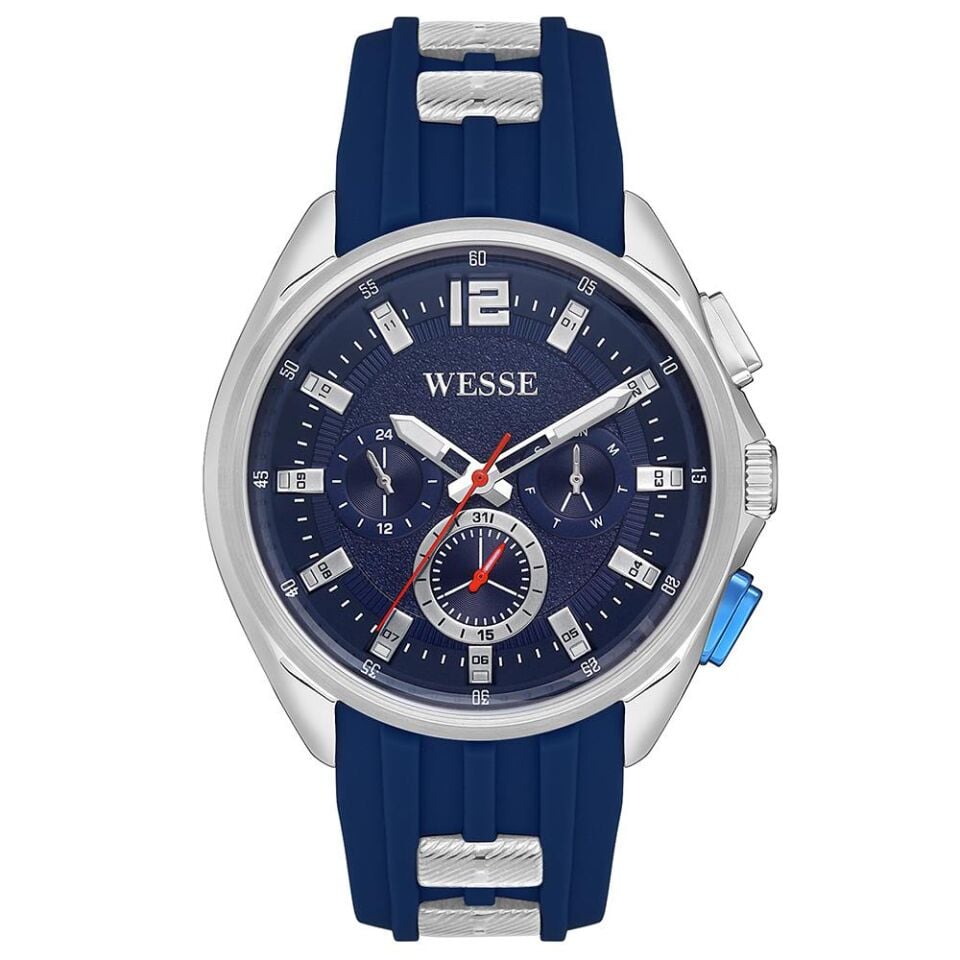 Wesse WWG401903 Quartz Silikon 47 mm Lacivert Erkek Kol Saati