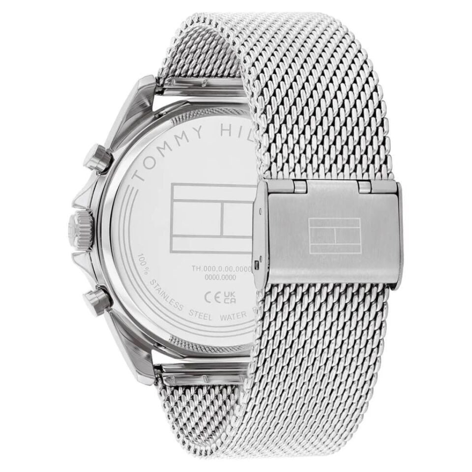 Tommy Hilfiger TH1710647 Quartz Çelik Hasır Gri Yeşil Kadran 43 mm Erkek Kol Saati