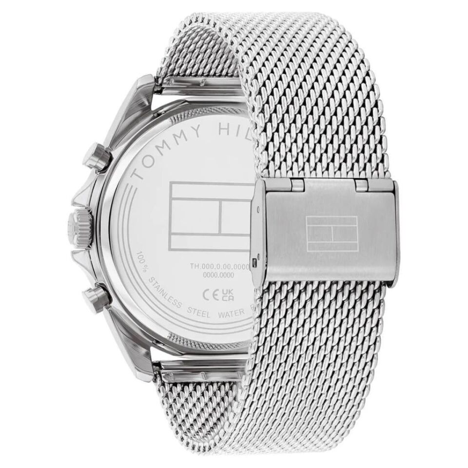 Tommy Hilfiger TH1710647 Quartz Çelik Hasır Gri Yeşil Kadran 43 mm Erkek Kol Saati