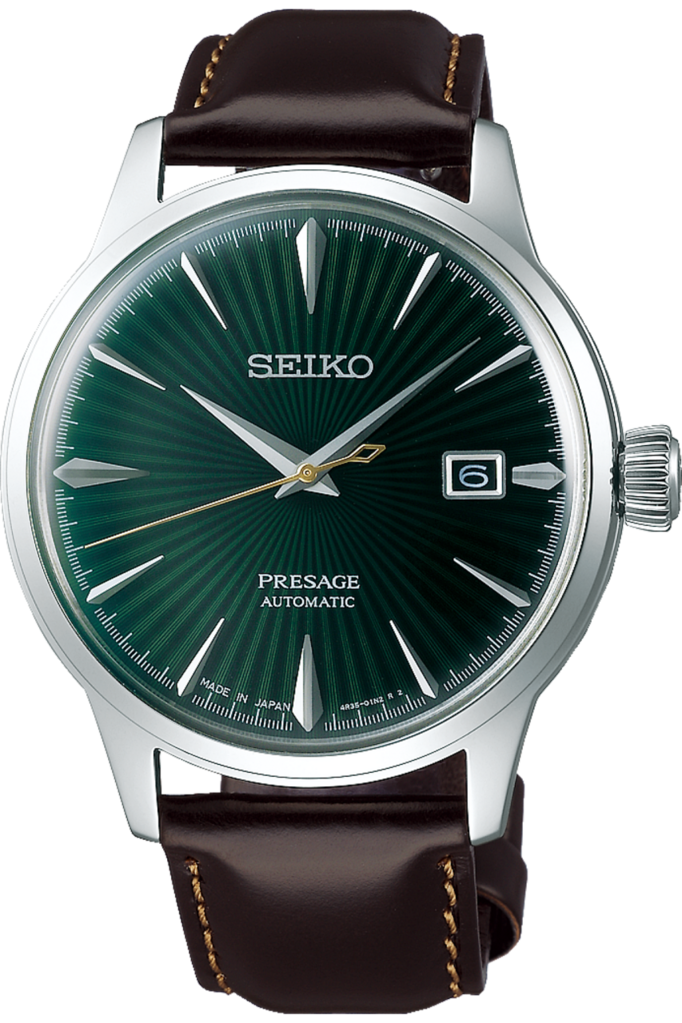 Seiko SRPD37J 41 mm Presage Otomatik Deri Kahverengi Erkek Kol Saati