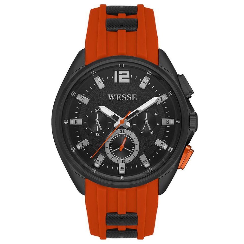 Wesse WWG401907 Quartz Silikon Turuncu 47 mm Erkek Kol Saati