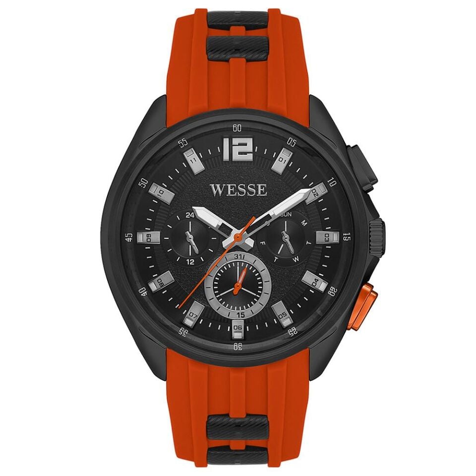 Wesse WWG401907 Quartz Silikon Turuncu 47 mm Erkek Kol Saati