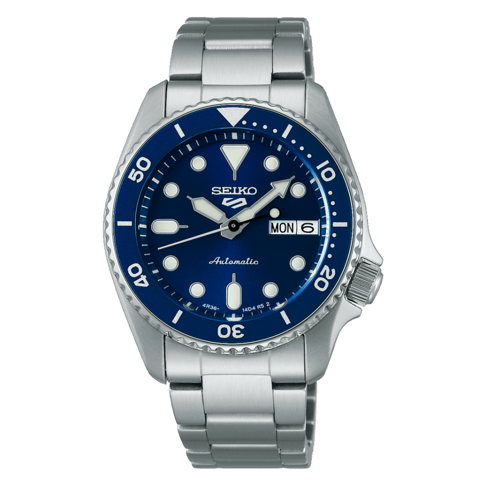 Seiko SRPL77K Kurmalı Otomatik Çelik Gri Lacivert Kadran 10 ATM 38 mm Erkek Kol Saati