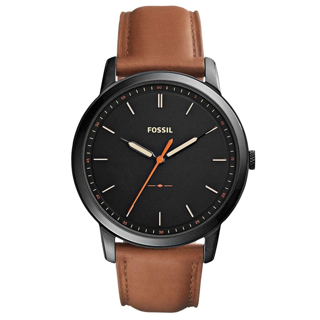 Fossil FFS5305 44 mm Deri Kordonlu Erkek Kol Saati