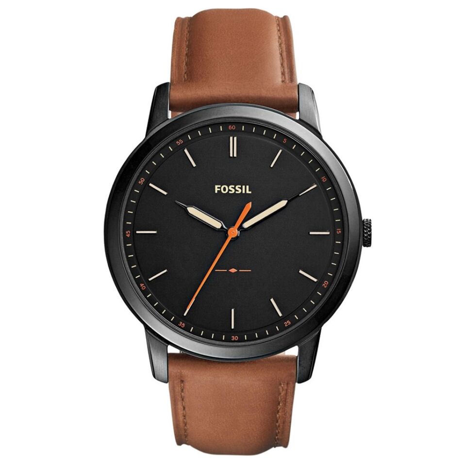 Fossil FFS5305 44 mm Deri Kordonlu Erkek Kol Saati