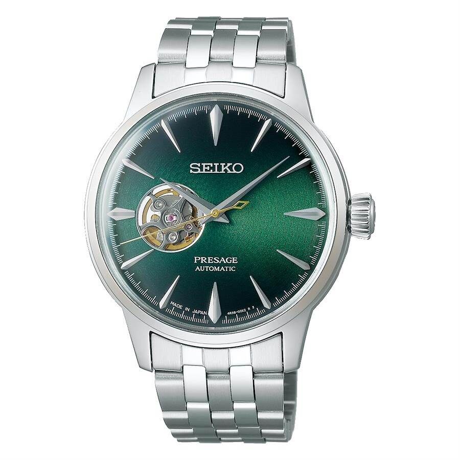Seiko SSA441J Otomatik Çelik Gri Yeşil Kadran 41 mm Erkek Kol Saati