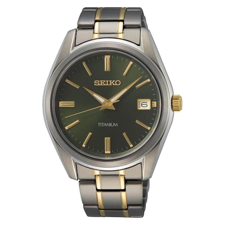 Seiko SUR377P1 Quartz Titanyum Altın/Gri Safir Cam 10 ATM 40 mm Erkek Kol Saati