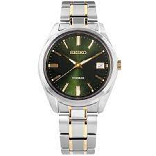 Seiko SUR377P1 Quartz Titanyum Altın/Gri Safir Cam 10 ATM 40 mm Erkek Kol Saati