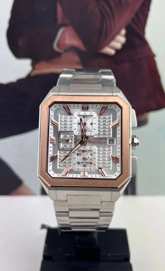 Quantum PWG1174.530 Quartz Çelik Gri Dikdörtgen Kasa 42 mm Erkek Kol Saati