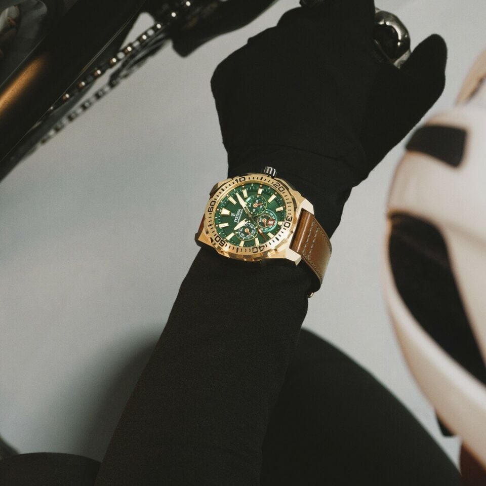 Festina F20728/2 Chrono Bike Quartz Deri Kahverengi 20 ATM 45 mm Erkek Kol Saati