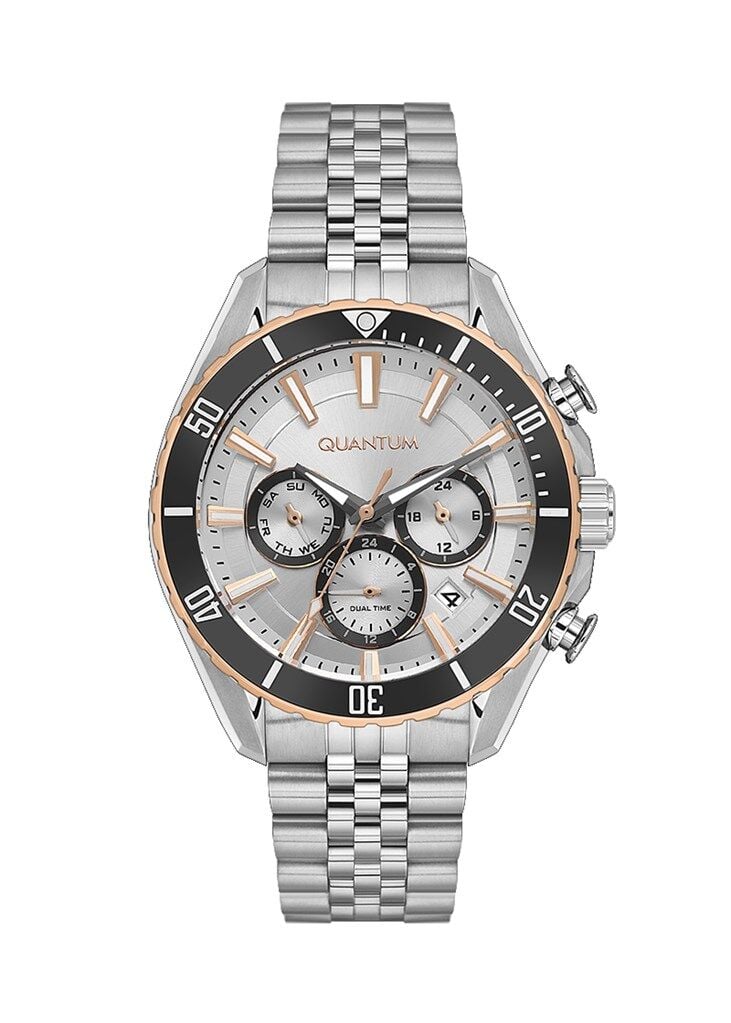 Quantum PWG1187.530 Quartz Çelik Gri 43 mm Erkek Kol Saati