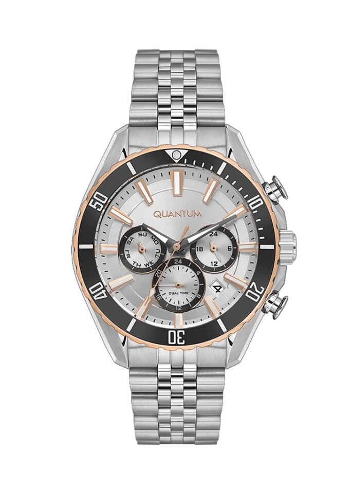 Quantum PWG1187.530 Quartz Çelik Gri 43 mm Erkek Kol Saati