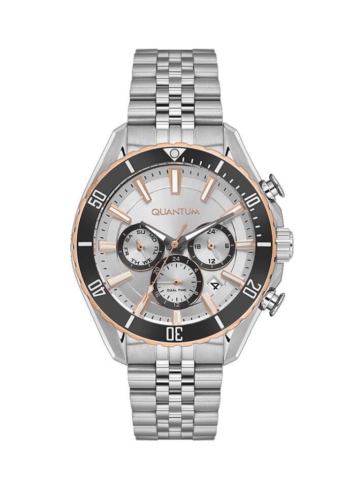 Quantum PWG1187.530 Quartz Çelik Gri 43 mm Erkek Kol Saati