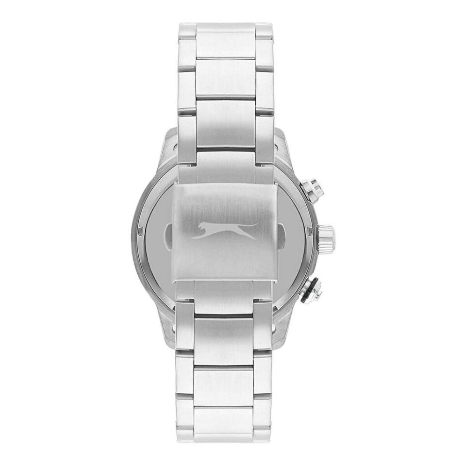 Slazenger SL.09.2272.2.01 Quartz Çelik Gri Siyah Kadran 44 mm Erkek Kol Saati