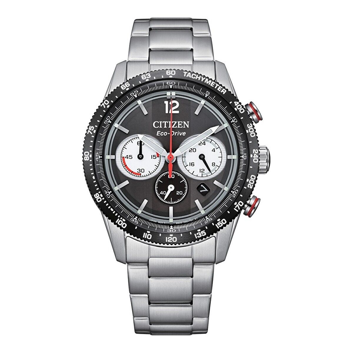 Citizen CA4714-55E Quartz Çelik Gri Siyah Kadran 10 ATM 40 mm Erkek Kol Saati