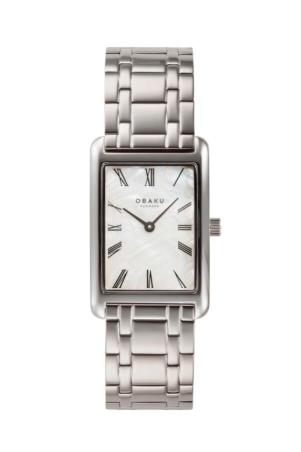 Obaku Denmark V311LXCWSC Quartz Çelik Gri 24 mm Kadın Kol Saati