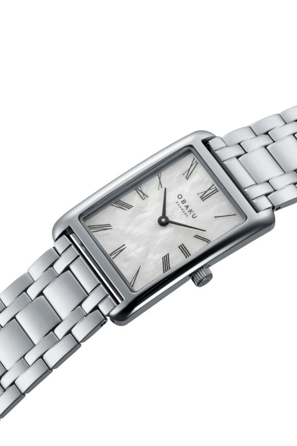 Obaku Denmark V311LXCWSC Quartz Çelik Gri 24 mm Kadın Kol Saati