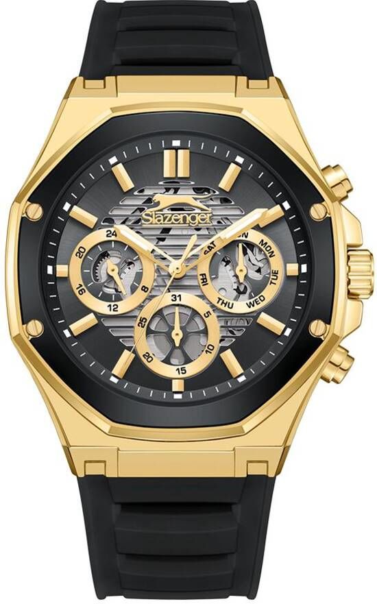 Slazenger SL.09.2390.2.03 Quartz Silikon Siyah 41 mm Erkek Kol Saati