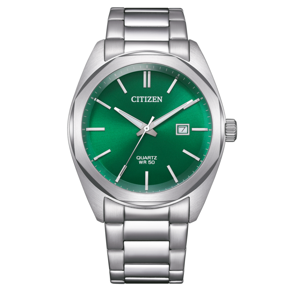 Citizen BI5110-54X Quartz Çelik Gri Yeşil Kadran 41 mm Erkek Kol Saati