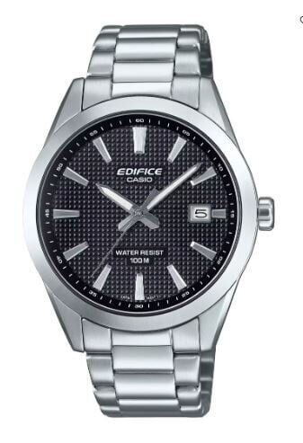 Casio EFV-160D-1AVDF Edifice Quartz Çelik Gri Siyah Kadran 10 ATM 40 mm Erkek Kol Saati