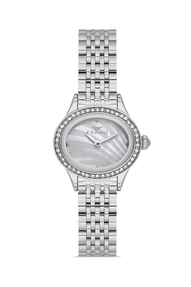 Ferro FL21753A-A Quartz Çelik Gri 26 mm Kadın Kol Saati