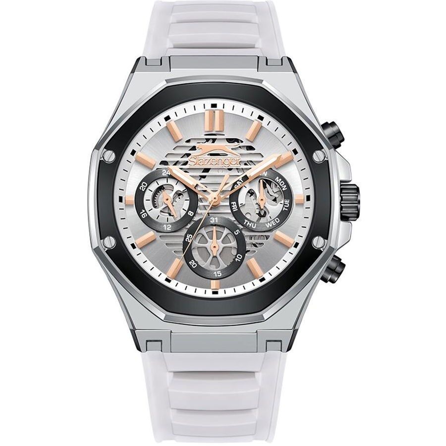Slazenger SL.09.2390.2.05 Quartz Silikon Beyaz 41 mm Erkek Kol Saati