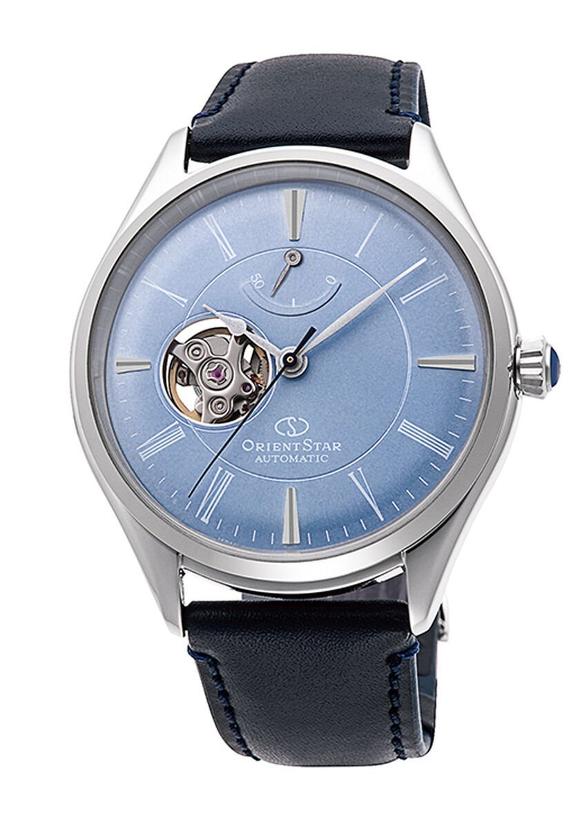 Orient Star RE-AT0203L00B Deri Lacivert 40 mm Otomatik Erkek Kol Saati
