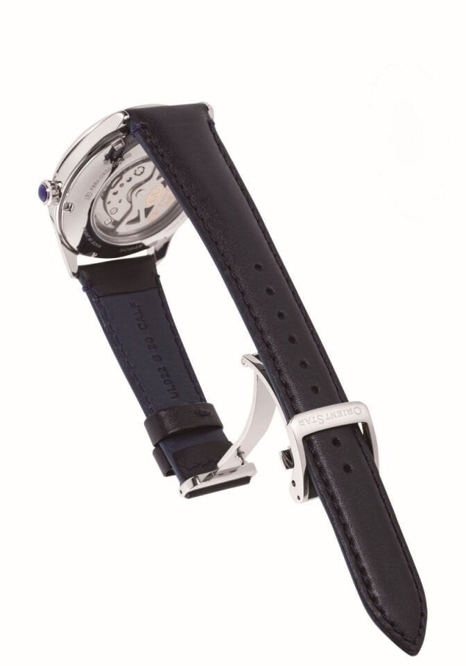 Orient Star RE-AT0203L00B Otomatik Deri Lacivert 40 mm  Erkek Kol Saati