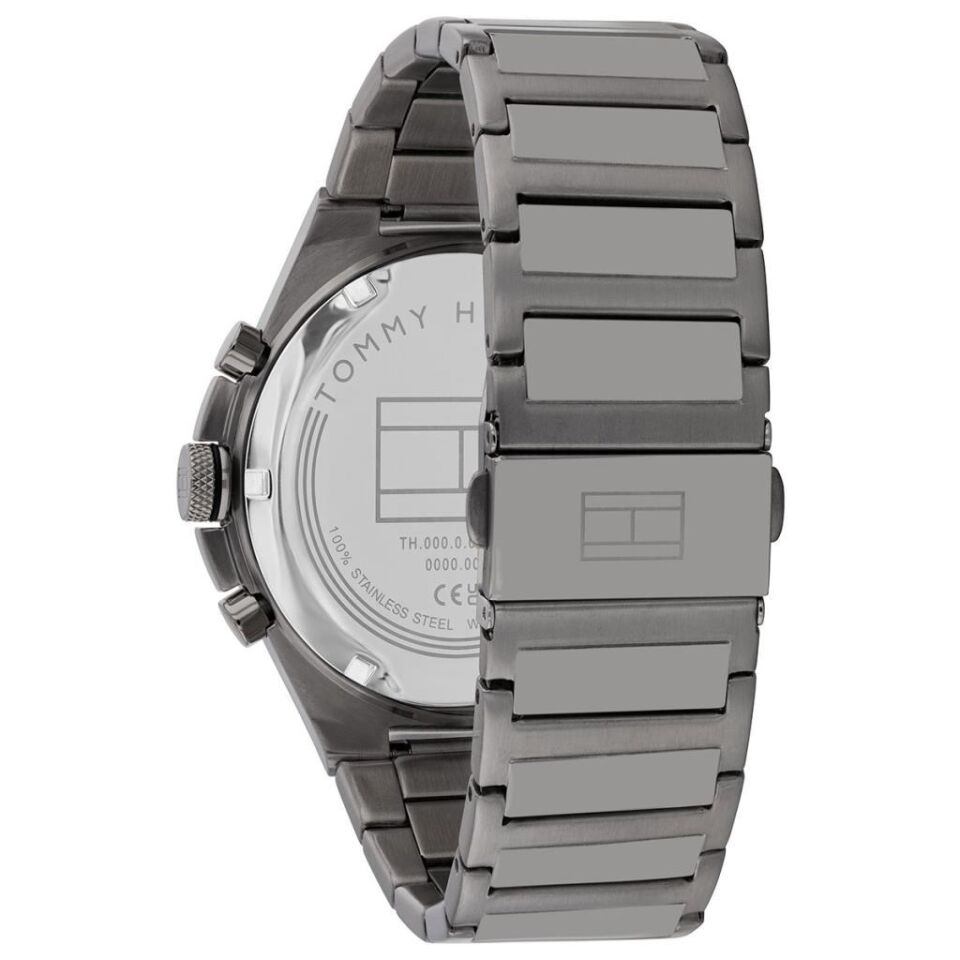 Tommy Hilfiger TH1792089 Quartz Çelik Gri Lacivert Kadran 46 mm Erkek Kol Saati
