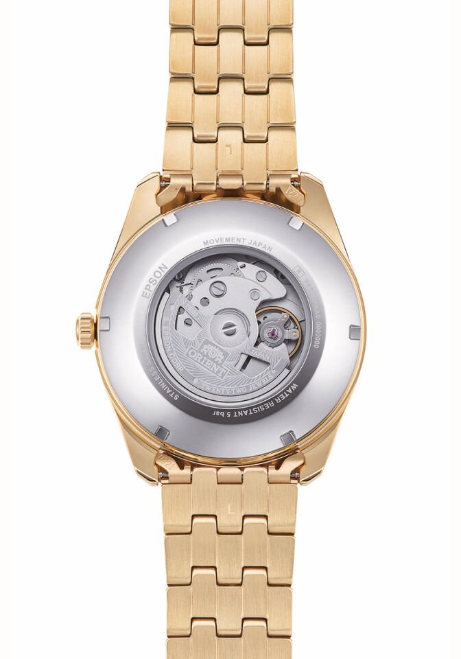 Orient RA-BA0001G10B Kurmalı Otomatik Çelik Altın Rengi Kahverengi Kadran 43 mm Erkek Kol Saati