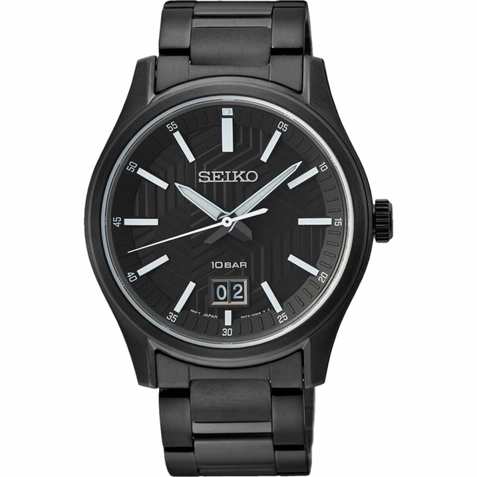 Seiko SUR515P1 Quartz Çelik Siyah 10 ATM 40 mm Erkek Kol Saati