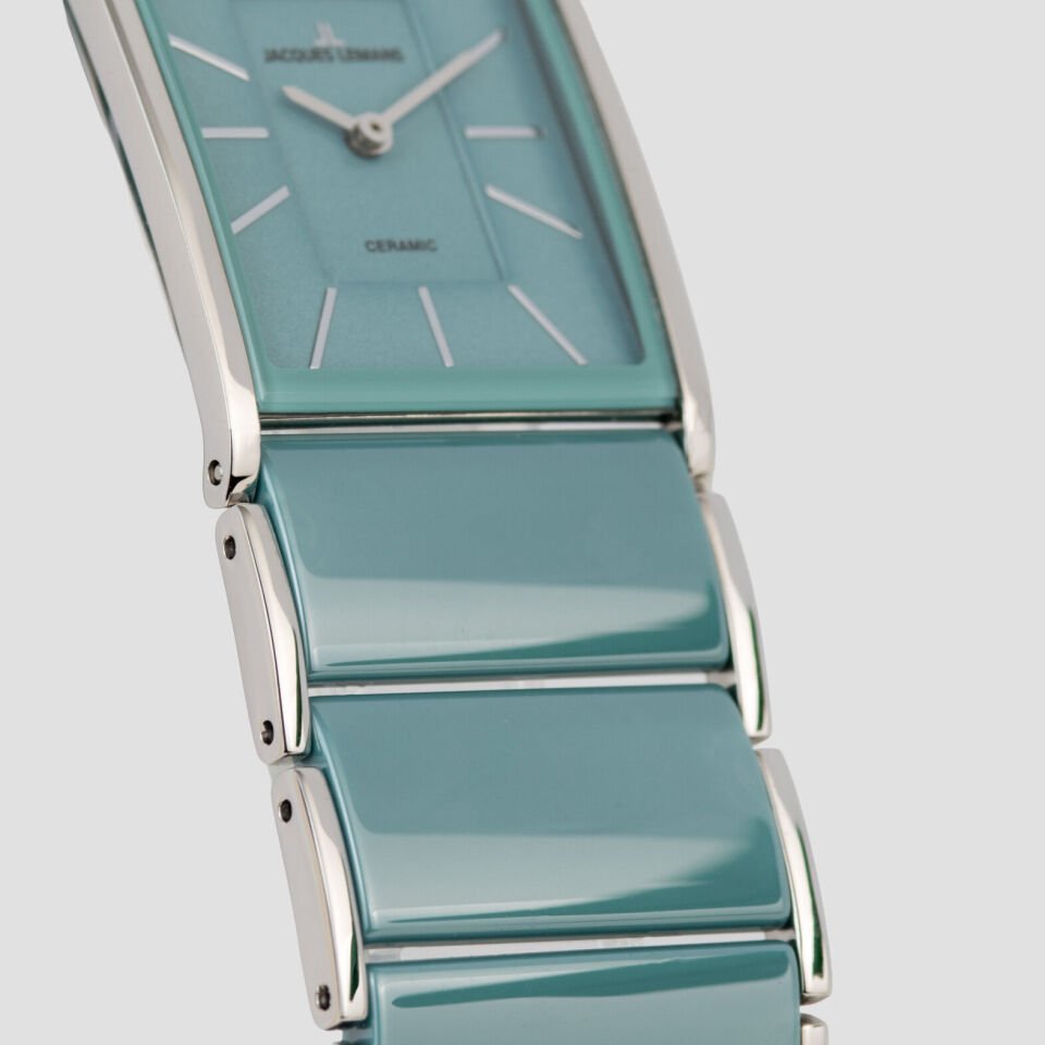 Jacques Lemans Dublin 1-2214E Quartz Çelik Yeşil Safir Cam 20*26 mm Kadın Kol Saati