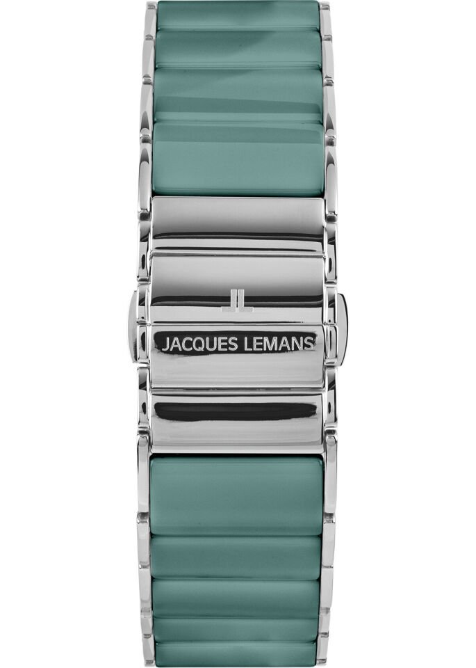 Jacques Lemans Dublin 1-2214E Quartz Çelik Yeşil Safir Cam 20*26 mm Kadın Kol Saati