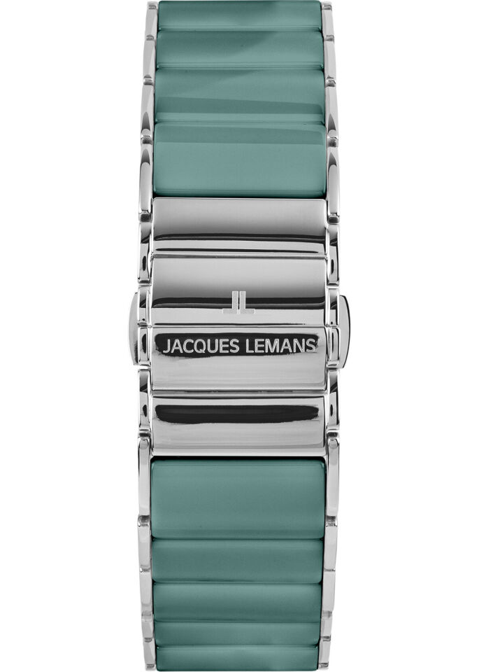 Jacques Lemans Dublin 1-2214E Quartz Çelik Yeşil Safir Cam 20*26 mm Kadın Kol Saati