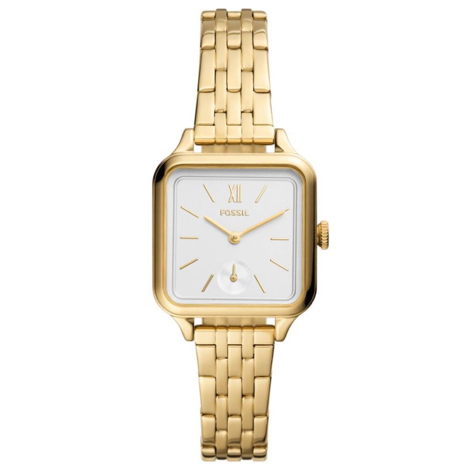 Fossil FBQ3832 Quartz Çelik Altın Rengi 28 mm Kadın Kol Saati
