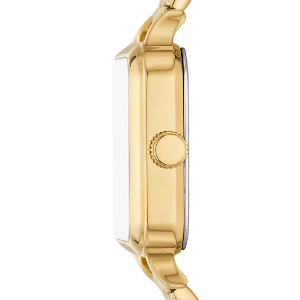 Fossil FBQ3832 Quartz Çelik Altın Beyaz Kadran 28 mm Kadın Kol Saati