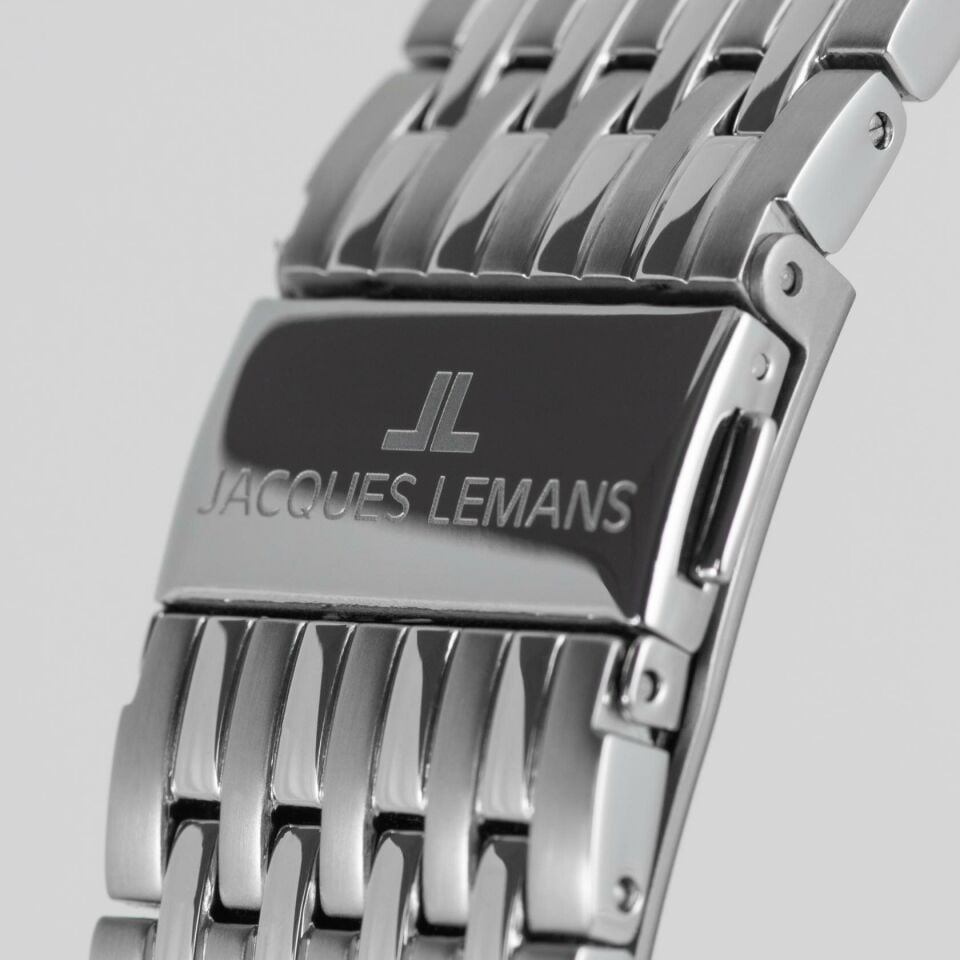 Jacques Lemans London 1-2193P Quartz Çelik Gri 40 mm Erkek Kol Saati