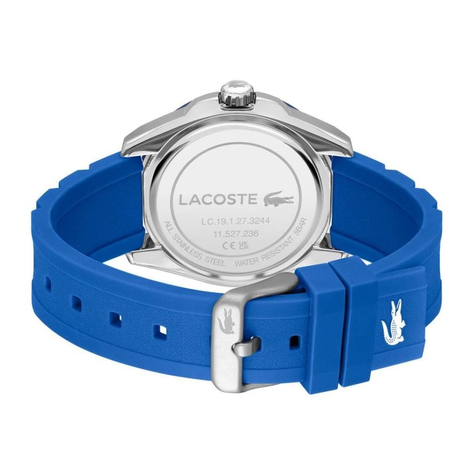 Lacoste 2011285 Quartz Silikon Mavi Siyah Kadran 44 mm Erkek Kol Saati