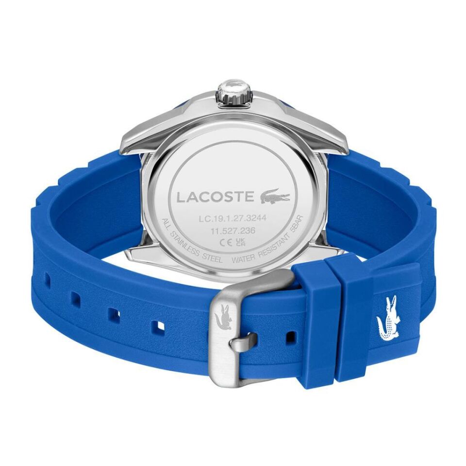 Lacoste 2011285 Quartz Silikon Mavi Siyah Kadran 44 mm Erkek Kol Saati