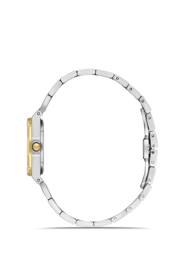 Ferro FL43014A-D Quartz Çelik Altın/Gri 27 mm Kadın Kol Saati